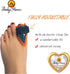 BodyMoves Reusable Toe Gel Pack - 3 pcs Hot and Cold Therapy for Trigger Mallet, Broken Toe, Pain Relief, Fracture