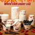 Reallnaive 200 Pack 9oz Chili Cook off Party Decorations Disposable Sample Cook off Tasting Paper Cups and Plastic