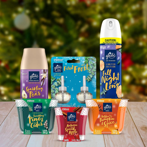 Glade Automatic Spray Refill, Twinkling Pine & Cedar Air Freshener, 6.2 Oz, 2 Count, Limited Edition Scent
