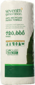 Seventh Generation 140 1 Pack Paper Towels Regular Roll, Sheets, White