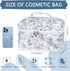 Large Makeup Bag, Cute Cosmetic Bag for Women Girls, Floral Coquette Aesthetic Toiletry Bag, Travel Make Up Organizer Bag