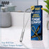 MasterMedi Tongue Scraper, 100% Stainless Steel, Bad Breath Treatment for Adults & Kids, Ergonomic Design for Oral Care