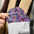Naanle 7 4.6 3.14 1.88 Inch, Traditional Paisley Flowers Pill Box Day Case Travel Organizer Bag with Zipper Floral