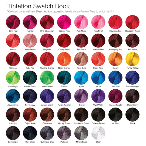 Red by Kiss Tintation Semi-Permanent Hair Color - Aloe Vera Water Based Dye (Ginger, 5 Fl Oz)