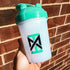 MIXT Energy Shaker Bottle, 16 oz, BPA Free, Lid Mixing Technology, Teal