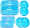 Ice Packs for Injuries, 8 Pack Soft Gel Pack, Hot and Cold Compress for Kids, First Aid, Pain Relief