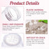 RAYNAG 6 Pieces Mini Empty Loose Powder Bottle, Travel Cosmetic Glitter Shaker with Sifter and Lids