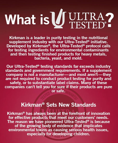 Kirkman Vitamin D3 4000 IU - 120 Capsules - Hypoallergenic - Supports Immune Health