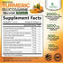 Turmeric Curcumin Supplement 2000mg with Glucosamine Chondroitin & Ginger, 240 Capsules for Joint Support