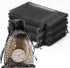 HongyiTime 100PCS Premium Sheer Organza Bags, Black Wedding Favor Bags with Drawstring, 4x6 inches for Jewelry Gifts