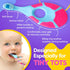 Kids Toothbrush 4 Pack Toddler Soft Bristles Child Sized Brush Heads for Ages 3-10 Multi-Color Set