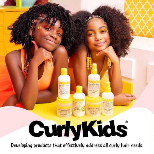 Super Detangling Spray for Kids, Frizz Control Hair Detangler Spray for Kinky, Wavy & Curly Hair (3 Pack)