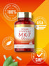 Carlyle Vitamin K2 MK7 100mcg - 200 Vegan Capsules, Menaquinone-7 Supplement, Non-GMO, Gluten Free
