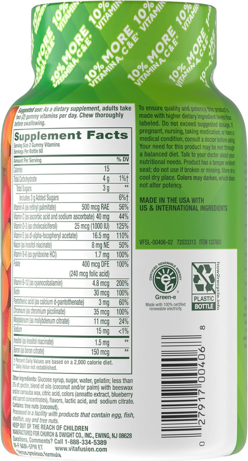 Gummy 120 Count Vitafusion Adult Vitamins