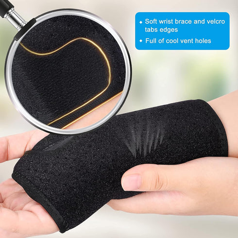 TXJ Sports Carpal Tunnel Wrist Brace, Night Support for Left or Right Hand Pain Relief