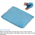 Kitchen Scrub Sponge 4pcs, Non-Scratch Microfiber Dishwashing Sponge for Washing Dishes & Household Cleaning