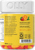 Gummy Immune 45 100 Count OLLY Kids Multivitamin Worms, Overall Health and Support, Vitamins and Minerals A, C, D, E