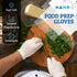 Hand-E Touch White Nitrile Disposable Gloves | Latex Free | Food Prep, Salon, Kitchen Gloves