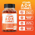 ADK Gummies Vitamin D3 K2 Gummies (60 Sugar Free Gummies) - Vitamin D3 K2 10000iu/5000iu - Vegan, Non-GMO
