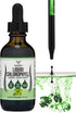 Chlorophyll Liquid Drops - Peppermint Flavored, Vegan Safe for Skin Health & Immune Function