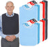 Yuanan 10 Pack 9.06 6.3 Inch Premium Adult Bib, Clothing Protectors for Adults X Washable Adult Bibs for Seniors