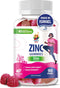 Zinc Gummies for Adults: Chewable Gummy for Immune Support - Powerful Natural Antioxidant Non-GMO Supplement