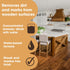 Furniture Clinic Wood Cleaner, 8.5oz/250ml, Cleans Furniture, Shelves, Tables, and More