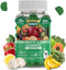 Sugar-Free Fruit and Veggie Gummies - 35+ Greens, Fruit & Vegetable Vitamins for Immunity, 60 Gummies