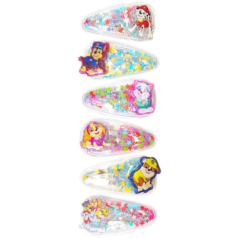 LUV HER 6pc Cute Hair Clips for Girls - Magical Confetti Character Charms Hair Accessories for Kids