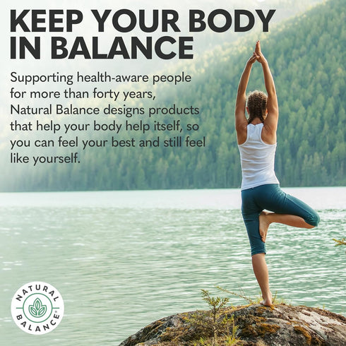 Natural Balance Happy Camper - Feel-Good Mood Support Supplement with Gotu Kola, Passion Flower, and Kava Kava - 60-Day