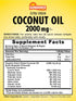 Sundance Extra Virgin Coconut Oil Softgels | 2000mg | 50 Count | Non-GMO and Gluten Free Supplement