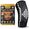 Elbow Brace Compression Sleeve Support - Pain Relief for Golfers Elbow, Tennis Elbow, Tendonitis, 1 Pair (Medium)