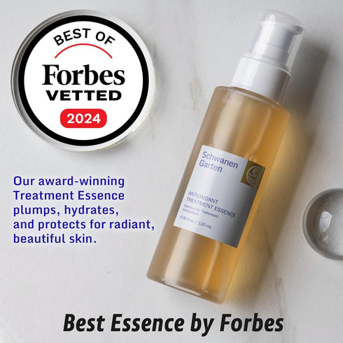 Treatment Essence 4.06oz / 120ml - Antioxidant Skin Balancing Toner, Soothing, Organically grown & Handpicked ingredients, Vegan, Clean Beauty, Korean skincare