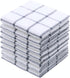 PPAXL 12 12 Inches, 8pc/Set Cotton Grid Dish Cloths, Terry Cleaning Rags, x Light and Soft, Quick Drying Dish Rags