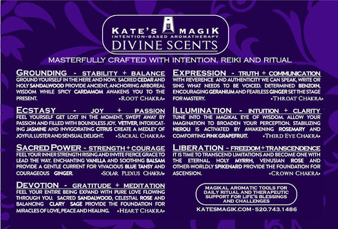 Kate's Magik Grounding Divine Scent Perfume - Natural Aromatherapy