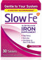 Slow Fe 45mg Iron Supplement for Iron Deficiency, High Potency, Easy to Swallow Tablets - 30 Count