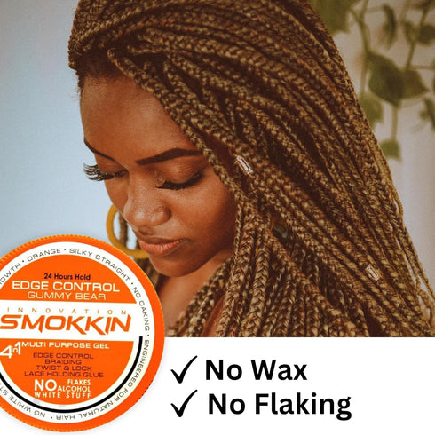 Long-Lasting Twist and Lock Hair Styling Gel - Gummy Bear Scent, 24-Hour Superior Hold, Nourishes and Repairs for All