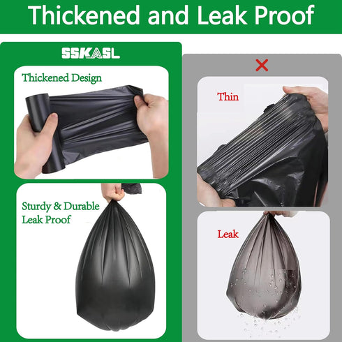 sskasl 8 1.3 5-8 Portable Toilet Bags - Camping Toilet Bags, Gallon, Heavy Duty Mil, For Gallon Portable Toilets