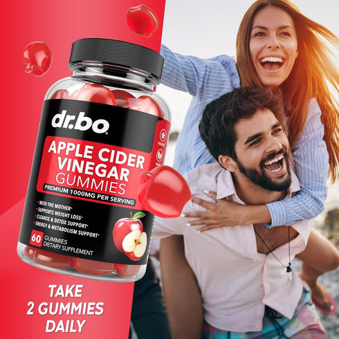 ACV Apple Cider Vinegar Gummies, Natural Support for Weight Loss, 1000MG with The Mother