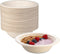 Comfy 125 Pack Heavy-Duty 12 oz Compostable Paper Bowls - Eco-Friendly Disposable Sugarcane Soup Bowls