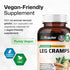 BIO KRAUTER Leg Cramps Capsules with Magnesium - 1200 mg Blend, 100 Vegan Caps for Natural Relief
