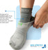 Brownmed Nice Stretch Plantar Fasciitis Sleeve, Compression Foot Sleeve for Arch & Heel Support, Small/Medium