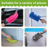Zubebe 6 Pcs Duster Refill Fleece, Reusable Duster Pads for Cleaning Ceiling Fan Hardwoods Window Kitchen