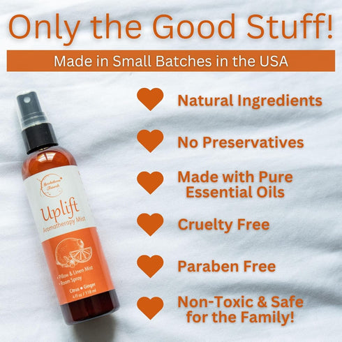 Set 4 pack Aromatherapy Mist Linen, Room & Pillow Spray, of Natural Air Fresheners. Essential oil spray variety