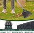 Heavy Duty Broom: Indoor Outdoor Commercial Broom with 50 inches Long Handle, Perfect for Home, Kitchen, Office, Black