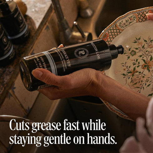 Preston Lane Luxury Dish Soap, Mayfair Scent | Plant Powered Formula with Essential Oils | Tough on Grease, Gentle on