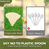 2.75" Disposable Wooden Taster and Sampling Spoons, Pack of 300ct