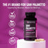 Saw Palmetto for Women + 5000 mcg Biotin Supplement, DHT Blocker for Hair Health, Month Supply Vegan Women's Vitamins