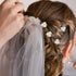 WILLBOND 18 Pcs Bridal Hair Accessories, Pearl Hair Pins Crystal Bobby Pins for Brides, Bridesmaids, Flower Girls