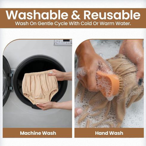 Incontinence Leak-Protection, Washable Pull-On Cover Pant, Advanced Duralite-Cool-Lightweight-Durable- Kleinert's